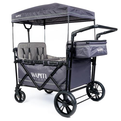 Wapiti Wagon testvérkocsi, szürkéskék - 4 személyes testvérkocsi extra ülésekkel és tálcával